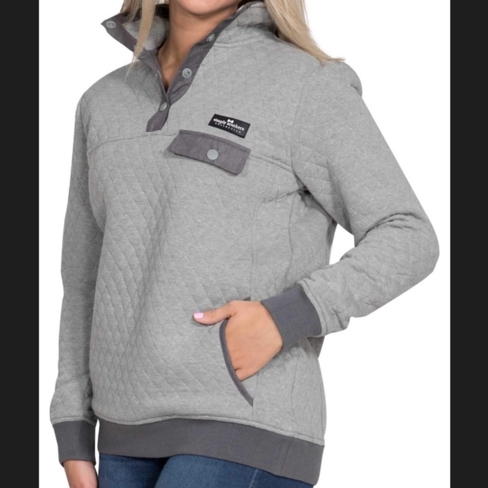 Simply Southern Quilted Pullover